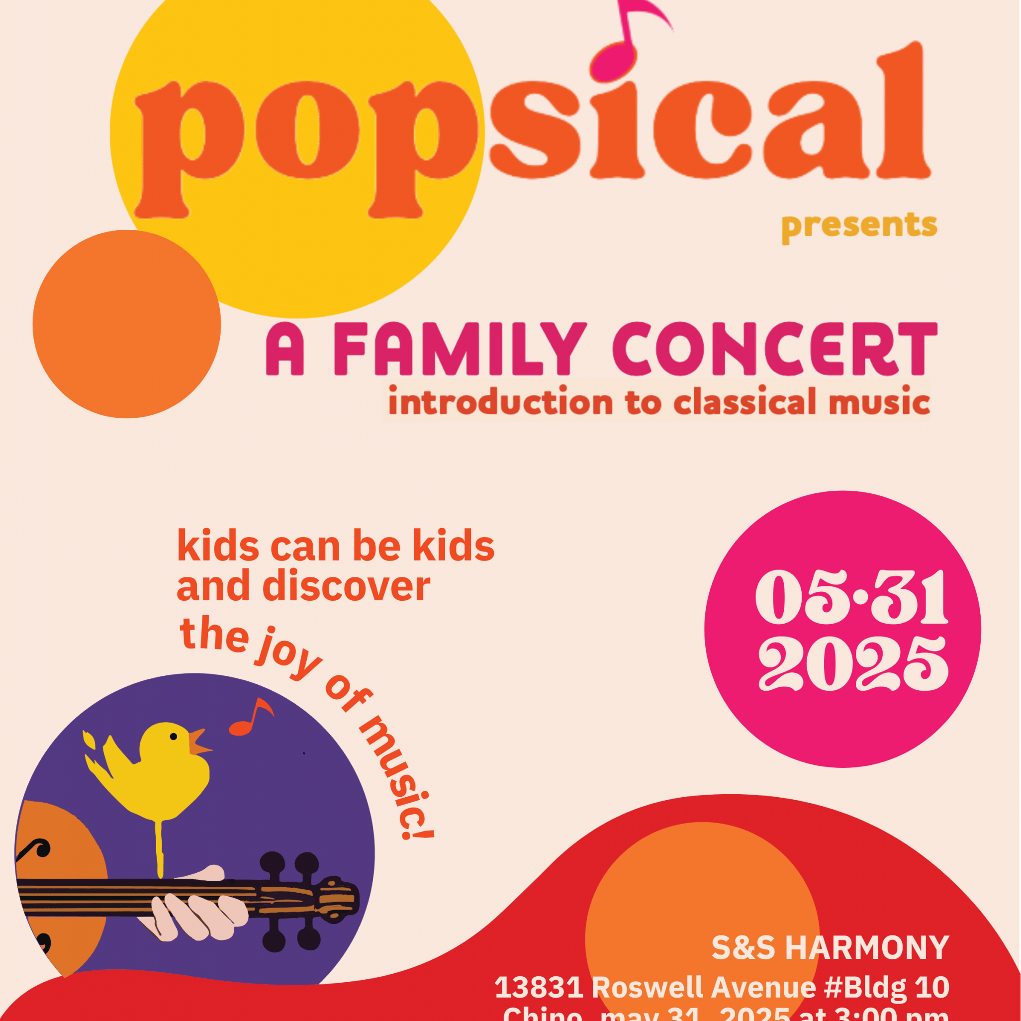Popsical's live concert in Sherman Oaks | 3 PM & 5 PM [Holiday